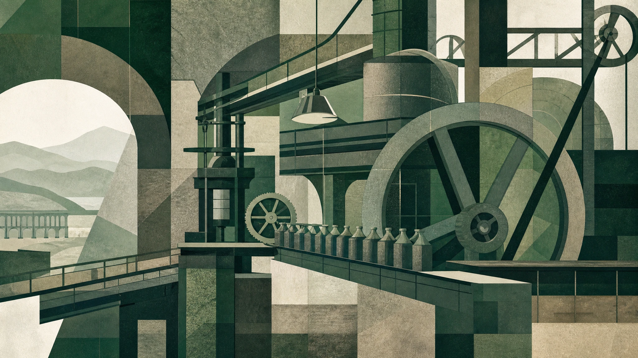 Representación conceptual de la industria manufacturera vasca